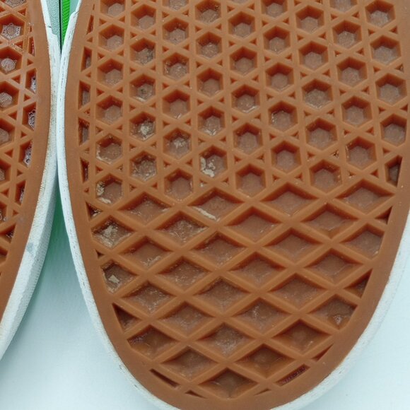 Vans Era Neon Lime Green Sneakers Unisex Low Top Men's 10.5 Canvas Skate Shoes - Picture 15 of 15